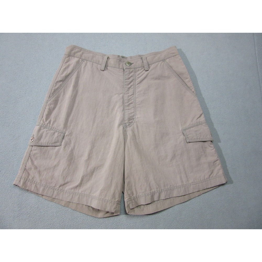 Vtg REI Shorts Womens 12 Brown Purple Cargo Pockets Outdoor Hiking Utility